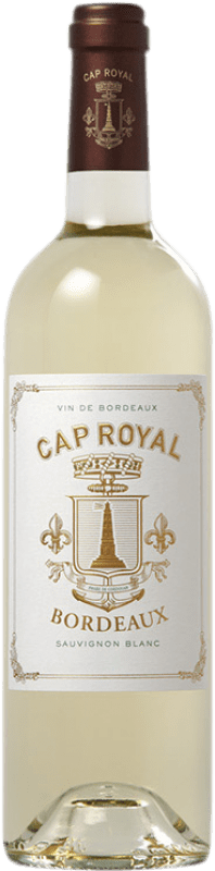 13,95 € Spedizione Gratuita | Vino Bianco Cap Royal A.O.C. Bordeaux bordò Francia Sauvignon Bottiglia 75 cl