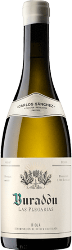 26,95 € Бесплатная доставка | Белое вино Carlos Sánchez Buradòn Las Plegarias Blanco старения D.O.Ca. Rioja Ла-Риоха Испания Viura бутылка 75 cl