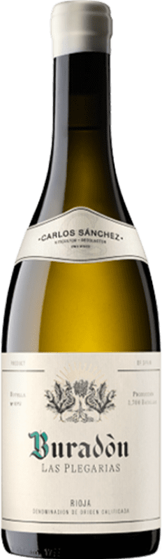36,95 € Envoi gratuit | Vin Blanc Carlos Sánchez Buradòn Las Plegarias Crianza D.O.Ca. Rioja La Rioja Espagne Viura Bouteille 75 cl