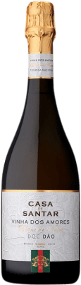 22,95 € Envío gratis | Espumoso Blanco Casa de Santar Vinha dos Amores Blanc de Noirs I.G. Dão Dão Portugal Touriga Nacional Botella 75 cl