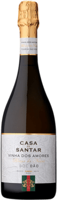 21,95 € Envío gratis | Espumoso blanco Casa de Santar Vinha dos Amores Blanc de Noirs I.G. Dão Dão Portugal Touriga Nacional Botella 75 cl