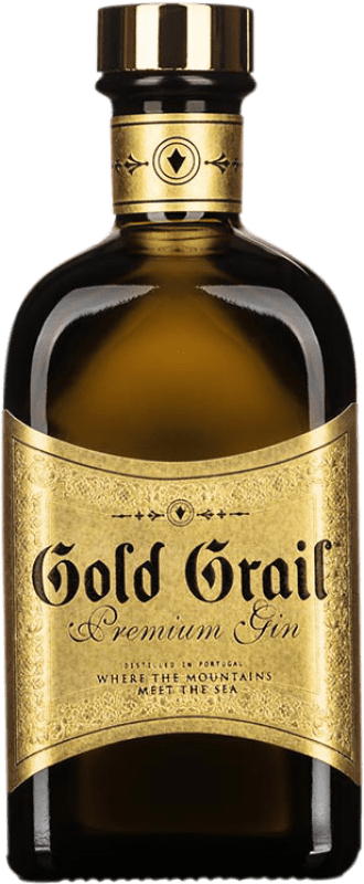 34,95 € Kostenloser Versand | Gin Casa Redondo Gold Grail Premium Gin I.G. Portugal Portugal Medium Flasche 50 cl
