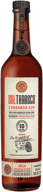 72,95 € Envio grátis | Rum Casa Tarasco Charanda Rum México 10 Anos Garrafa 70 cl