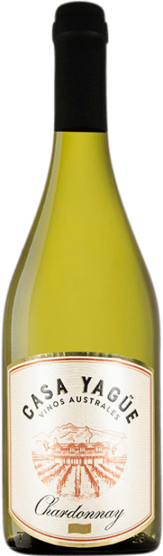 43,95 € Envío gratis | Vino blanco Casa Yagüe I.G. Patagonia Patagonia Argentina Chardonnay Botella 75 cl