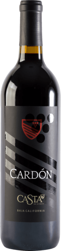 28,95 € Envío gratis | Vino tinto Casta de Vinos Cardón Valle de Guadalupe California México Syrah, Cabernet Sauvignon, Mourvèdre Botella 75 cl