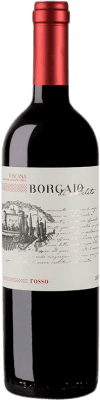 9,95 € Spedizione Gratuita | Vino rosso Castello di Meleto Borgaio Rosso I.G.T. Toscana Toscana Italia Merlot, Sangiovese Bottiglia 75 cl