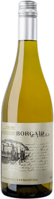 9,95 € Envio grátis | Vinho branco Castello di Meleto Borgaio Bianco I.G.T. Toscana Tuscany Itália Vermentino Garrafa 75 cl