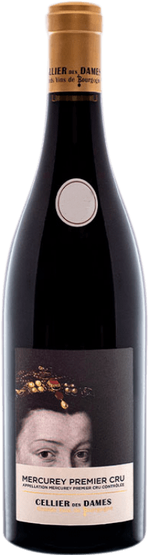 42,95 € Envío gratis | Vino tinto Cellier des Dames Elisabeth de Valois A.O.C. Mercurey Borgoña Francia Pinot Negro Botella 75 cl