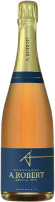 53,95 € Envio grátis | Espumante rosé A. Robert Alliances Nº 16 Rosé A.O.C. Champagne Champagne França Pinot Preto, Chardonnay, Pinot Meunier Garrafa 75 cl