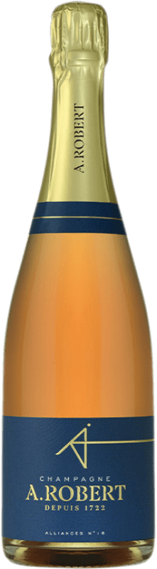 51,95 € Envío gratis | Espumoso rosado A. Robert Alliances Nº 16 Rosé A.O.C. Champagne Champagne Francia Pinot Negro, Chardonnay, Pinot Meunier Botella 75 cl