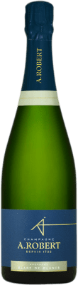 56,95 € 免费送货 | 白起泡酒 A. Robert Blanc de Blancs A.O.C. Champagne 香槟酒 法国 Chardonnay 瓶子 75 cl