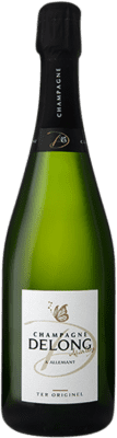 44,95 € Kostenloser Versand | Weißer Sekt Delong Marlène Ter Originel A.O.C. Champagne Champagner Frankreich Pinot Schwarz, Chardonnay, Pinot Meunier Flasche 75 cl