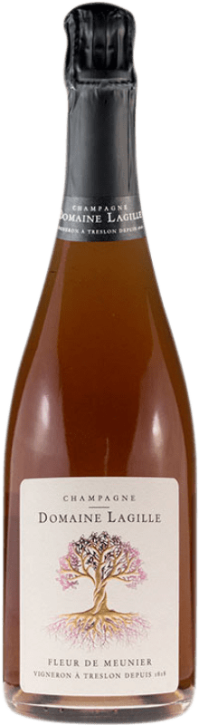 35,95 € Envio grátis | Espumante rosé Domaine Lagille Fleur de Meunier Rosé A.O.C. Champagne Champagne França Pinot Meunier Garrafa 75 cl
