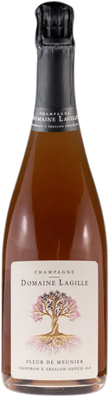 33,95 € 免费送货 | 玫瑰气泡酒 Lagille Fleur de Meunier Rosé A.O.C. Champagne 香槟酒 法国 Pinot Meunier 瓶子 75 cl