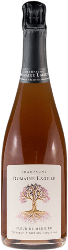 35,95 € Kostenloser Versand | Rosé Sekt Domaine Lagille Fleur de Meunier Rosé A.O.C. Champagne Champagner Frankreich Pinot Meunier Flasche 75 cl