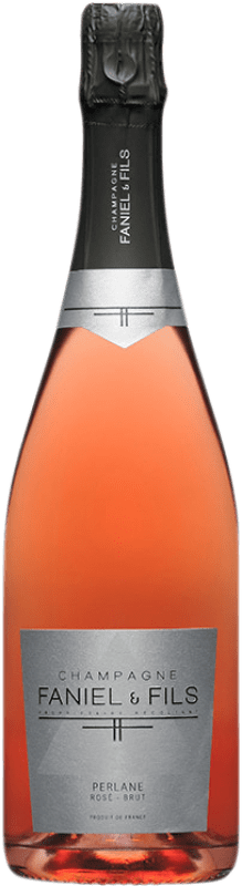 32,95 € Envio grátis | Espumante rosé Faniel Perlane Rosé Brut A.O.C. Champagne Champagne França Pinot Preto, Chardonnay Garrafa 75 cl