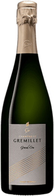 44,95 € Бесплатная доставка | Белое игристое вино Gremillet Grand Cru A.O.C. Champagne шампанское Франция Chardonnay — Шардоне 75 cl