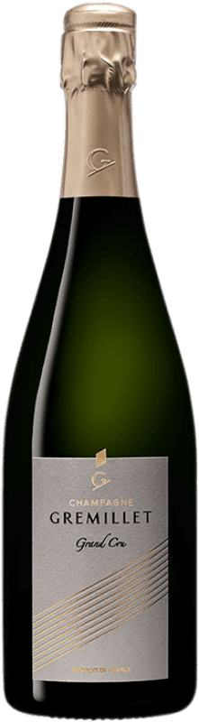 55,95 € Envio grátis | Espumante branco Gremillet Grand Cru A.O.C. Champagne Champagne França Chardonnay Garrafa 75 cl