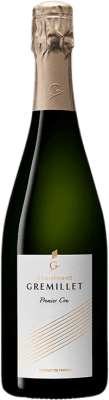 51,95 € Бесплатная доставка | Белое игристое Gremillet Premier Cru A.O.C. Champagne шампанское Франция Pinot Black бутылка 75 cl