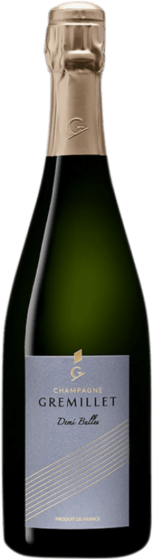 46,95 € Envio grátis | Espumante branco Gremillet Demi-Bulles A.O.C. Champagne Champagne França Pinot Preto, Chardonnay Garrafa 75 cl