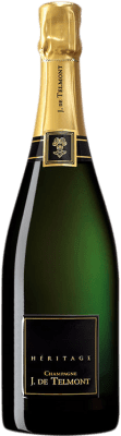 411,95 € Envoi gratuit | Vin Mousseux Blanc J. de Telmont Héritage — Légataire Traditionnel, Collection 1996 A.O.C. Champagne Champagne France Pinot Meunier 75 cl
