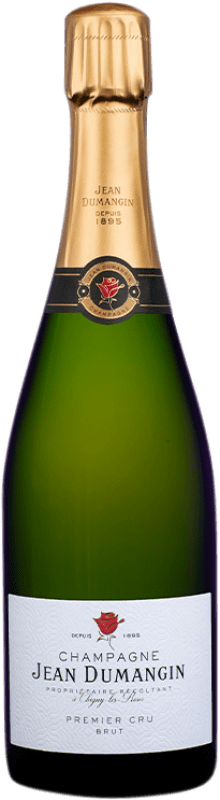 44,95 € Envio grátis | Espumante branco Jean Dumangin Heritage Premier Cru Brut A.O.C. Champagne Champagne França Pinot Preto, Chardonnay, Pinot Meunier Garrafa 75 cl