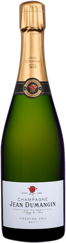 54,95 € Envio grátis | Espumante branco Jean Dumangin Heritage Premier Cru Brut A.O.C. Champagne Champagne França Pinot Preto, Chardonnay, Pinot Meunier Garrafa 75 cl