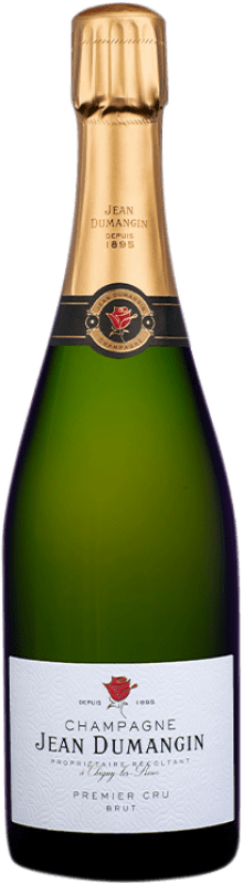 54,95 € 免费送货 | 白起泡酒 Jean Dumangin Heritage Premier Cru 香槟 A.O.C. Champagne 香槟酒 法国 Pinot Black, Chardonnay, Pinot Meunier 瓶子 75 cl