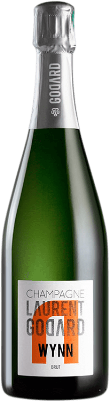 33,95 € Kostenloser Versand | Weißer Sekt Laurent Godard Wynn A.O.C. Champagne Champagner Frankreich Spätburgunder, Chardonnay, Pinot Meunier Flasche 75 cl