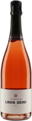 39,95 € Бесплатная доставка | Розовое игристое Louis Déhu Rosé брют A.O.C. Champagne шампанское Франция Pinot Black, Pinot Meunier бутылка 75 cl