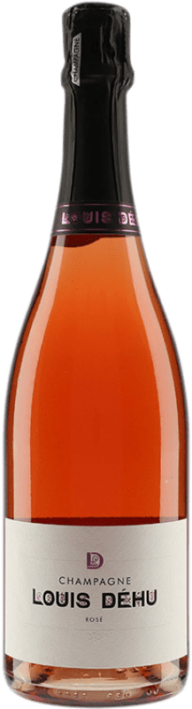 29,95 € Envio grátis | Espumante rosé Louis Déhu Rosé Brut A.O.C. Champagne Champagne França Pinot Preto, Pinot Meunier Garrafa 75 cl