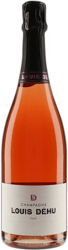 39,95 € Kostenloser Versand | Rosé Sekt Louis Déhu Rosé Brut A.O.C. Champagne Champagner Frankreich Pinot Schwarz, Pinot Meunier Flasche 75 cl