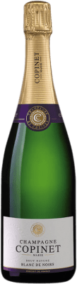 38,95 € Kostenloser Versand | Weißer Sekt Marie Copinet Blanc de Noirs Brut A.O.C. Champagne Champagner Frankreich Pinot Schwarz, Pinot Meunier Flasche 75 cl