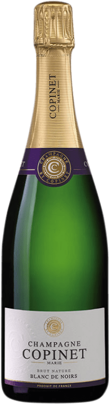 38,95 € 送料無料 | 白スパークリングワイン Marie Copinet Blanc de Noirs Brut A.O.C. Champagne シャンパン フランス Pinot Black, Pinot Meunier ボトル 75 cl