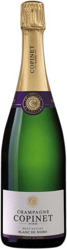 38,95 € Spedizione Gratuita | Spumante bianco Marie Copinet Blanc de Noirs Brut A.O.C. Champagne champagne Francia Pinot Nero, Pinot Meunier Bottiglia 75 cl