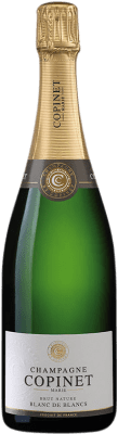 51,95 € Бесплатная доставка | Белое игристое Marie Copinet Blanc de Blancs Cuvée Природа Брута A.O.C. Champagne шампанское Франция Chardonnay бутылка 75 cl