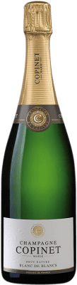 51,95 € 送料無料 | 白スパークリングワイン Marie Copinet Blanc de Blancs Cuvée ブルットの自然 A.O.C. Champagne シャンパン フランス Chardonnay ボトル 75 cl