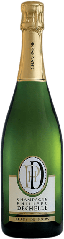 49,95 € Envio grátis | Espumante branco Philippe Dechelle Blanc de Noirs Extra Brut A.O.C. Champagne Champagne França Pinot Preto Garrafa 75 cl