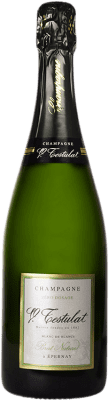 37,95 € 免费送货 | 白起泡酒 Vincent Testulat Zéro Dosage Brut Nature A.O.C. Champagne 香槟酒 法国 Chardonnay 瓶子 75 cl
