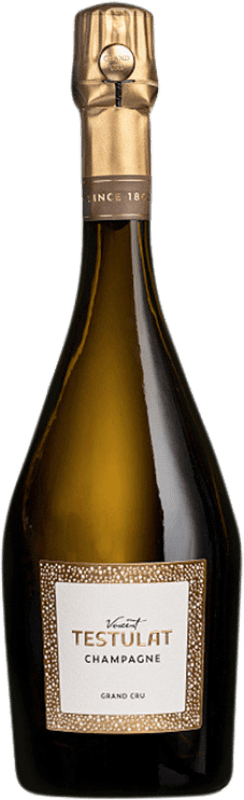 59,95 € Envío gratis | Espumoso Blanco Vincent Testulat Grand Cru, Millésimé A.O.C. Champagne Champagne Francia Chardonnay 75 cl