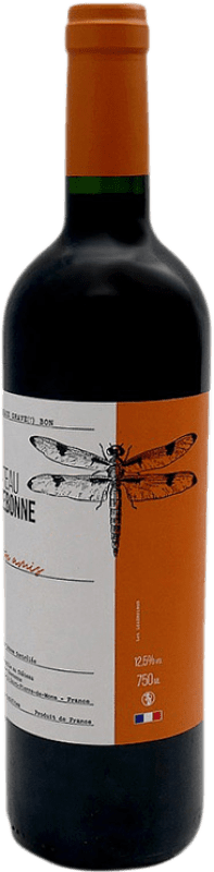 12,95 € 送料無料 | 赤ワイン Château Cazebonne Entre Amis Rouge A.O.C. Graves ボルドー フランス Merlot, Cabernet Sauvignon, Cabernet Franc, Malbec Eco エコ ビオ オーガニック ボトル 75 cl