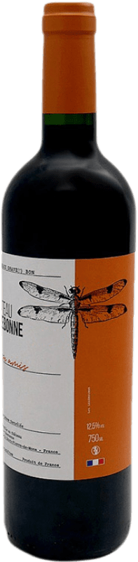 12,95 € Spedizione Gratuita | Vino rosso Château Cazebonne Entre Amis Rouge A.O.C. Graves bordò Francia Merlot, Cabernet Sauvignon, Cabernet Franc, Malbec Bottiglia 75 cl