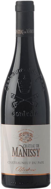 34,95 € 免费送货 | 红葡萄酒 Château de Manissy Trinité A.O.C. Châteauneuf-du-Pape 普罗旺斯 法国 Garnacha — 歌海娜 Eco — 生态 有机 天然 75 cl