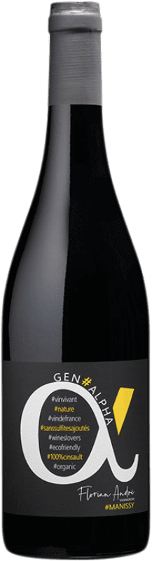 19,95 € Envío gratis | Vino tinto Château de Manissy Génération Alpha A.O.C. Lirac Languedoc-Roussillon Francia Cinsault Botella 75 cl