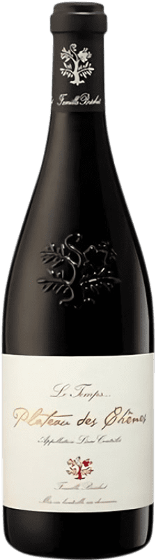 32,95 € Kostenloser Versand | Rotwein Château de Vaudieu Famille Brechet Plateau des Chênes Le Temps A.O.C. Lirac Languedoc-Roussillon Frankreich Syrah, Grenache Flasche 75 cl