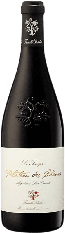 32,95 € Envio grátis | Vinho tinto Château de Vaudieu Famille Brechet Plateau des Chênes Le Temps A.O.C. Lirac Languedoque-Rossilhão França Syrah, Grenache Garrafa 75 cl