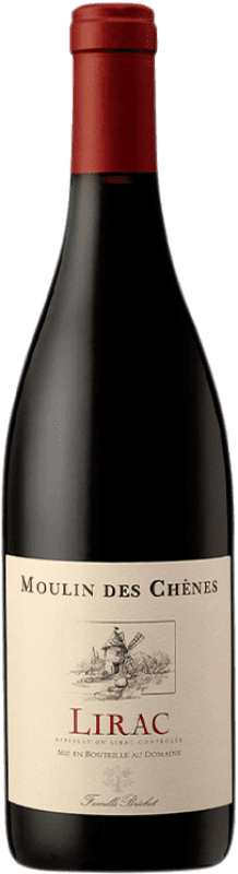13,95 € Kostenloser Versand | Rotwein Château de Vaudieu Famille Brechet Moulin des Chênes A.O.C. Lirac Languedoc-Roussillon Frankreich Syrah, Grenache, Mourvèdre, Cinsault Flasche 75 cl