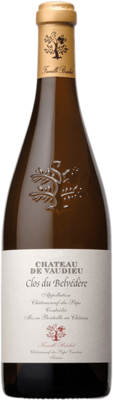 79,95 € Envio grátis | Vinho Branco Château de Vaudieu Clos du Belvédère Crianza A.O.C. Châteauneuf-du-Pape Provença França Garnacha — Grenache 75 cl