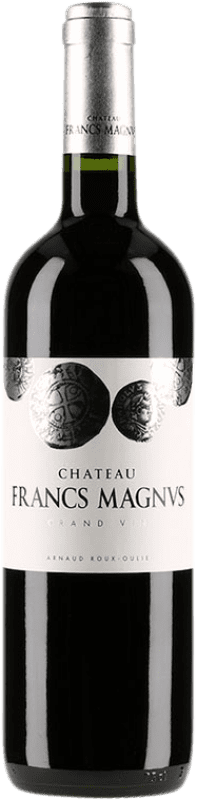 9,95 € Бесплатная доставка | Красное вино Château Francs Magnus A.O.C. Bordeaux Supérieur Бордо Франция Merlot, Cabernet Franc бутылка 75 cl