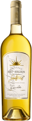 222,95 € Spedizione Gratuita | Vino bianco Château Haut-Bergeron Cuvée 113 Dolce A.O.C. Sauternes bordò Francia Sémillon Mezza Bottiglia 37 cl
